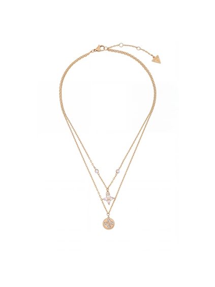 Collana Guess Donna in Acciaio JUBN06 468JW YG - JUBN06 468JW YG